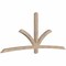 Ekena Millwork Davenport Smooth Timber Gable Bracket, Douglas Fir, 108"W x 45"H x 3 1/2"D x 3 1/2"F, 10/12 Pitch GBW108X45X0404DAV00SDF - alternate 4